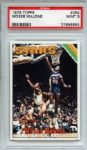 1975 Topps 254 Moses Malone Rookie PSA MINT 9