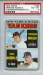 1970 Topps 189 Yankees Rookies Thurman Munson PSA NM-MT 8