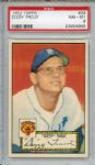1952 Topps 39 Dizzy Trout Red Back PSA NM-MT 8