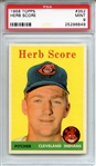 1958 Topps 352 Herb Score PSA MINT 9