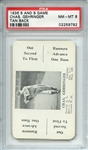 1936 S AND S GAME CHAS. GEHRINGER TAN BACK PSA NM-MT 8