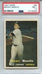 1957 TOPPS 95 MICKEY MANTLE PSA NM+ 7.5