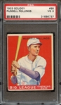 1933 GOUDEY 88 RUSSELL ROLLINGS PSA VG 3